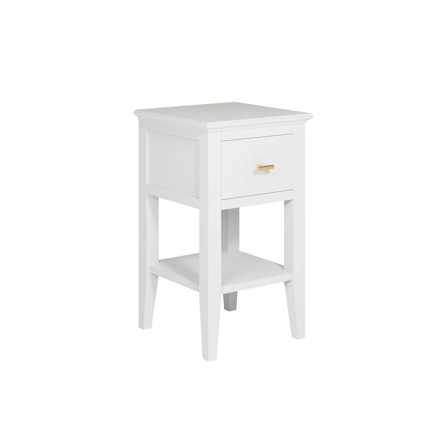 White Chilworth Bedside Table