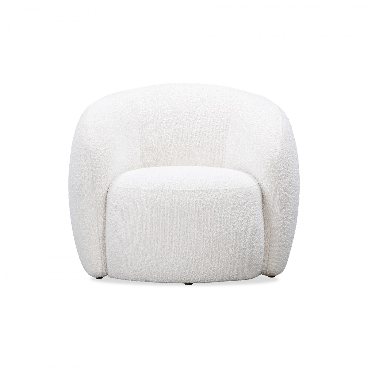 Bighton Off-White Bouclé Club Chair