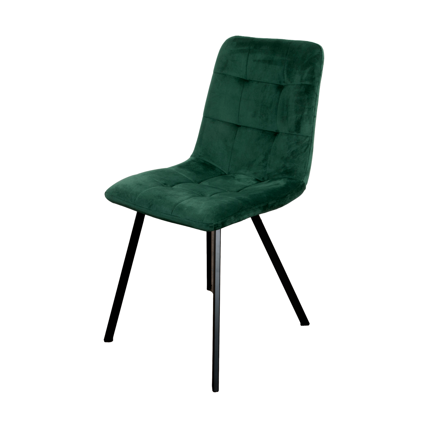 Squared Green Dining Chairs (set of 2)