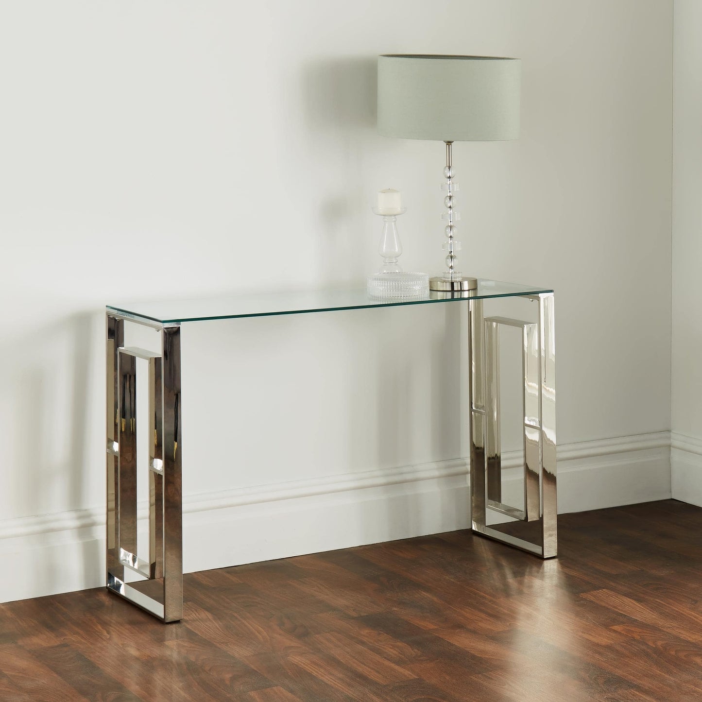 Milano Silver Plated Console Table