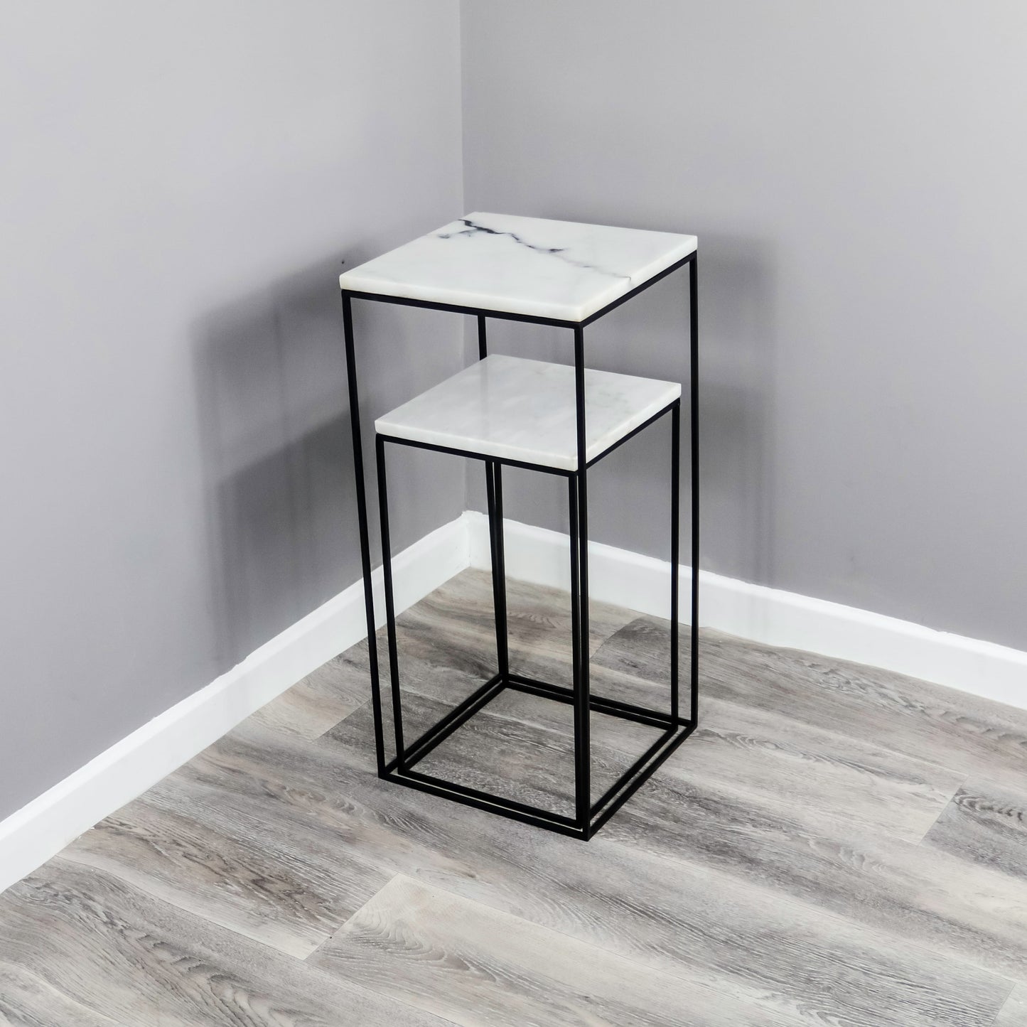Marble Display Tables (Set of 2)