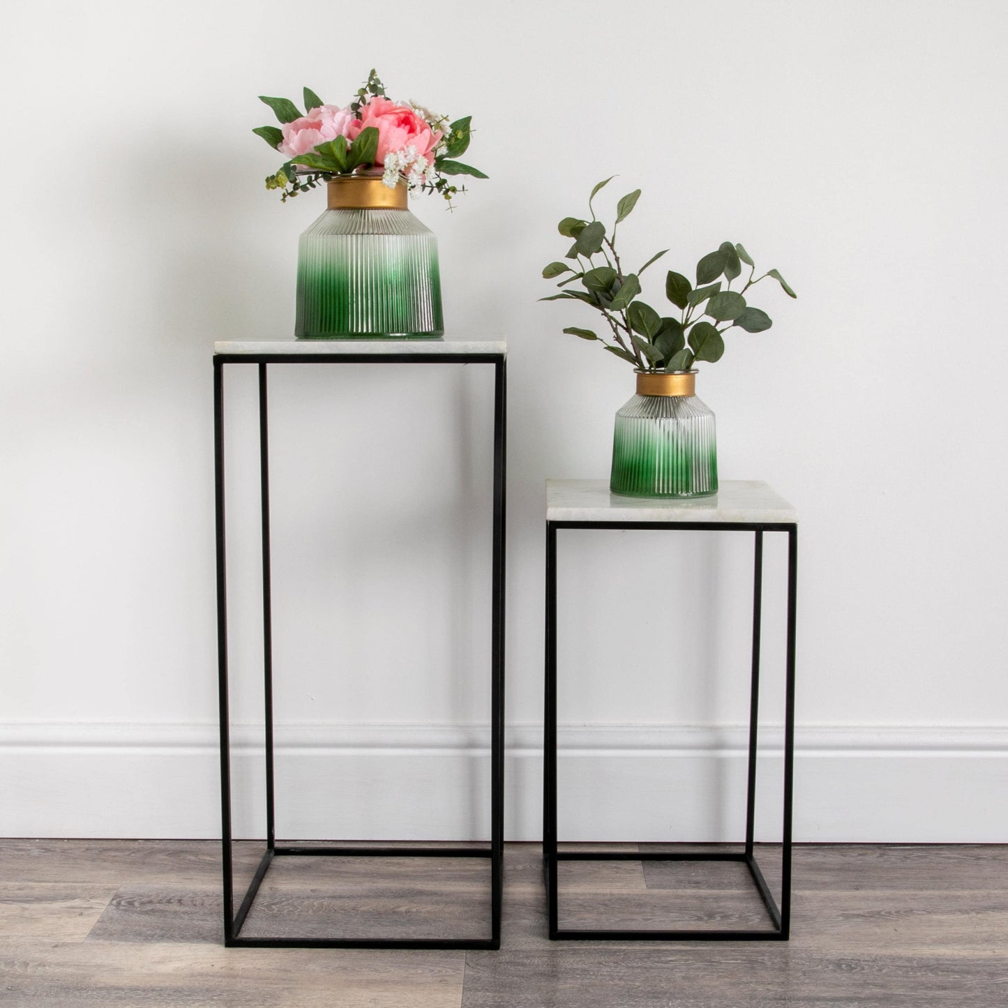 Marble Display Tables (Set of 2)