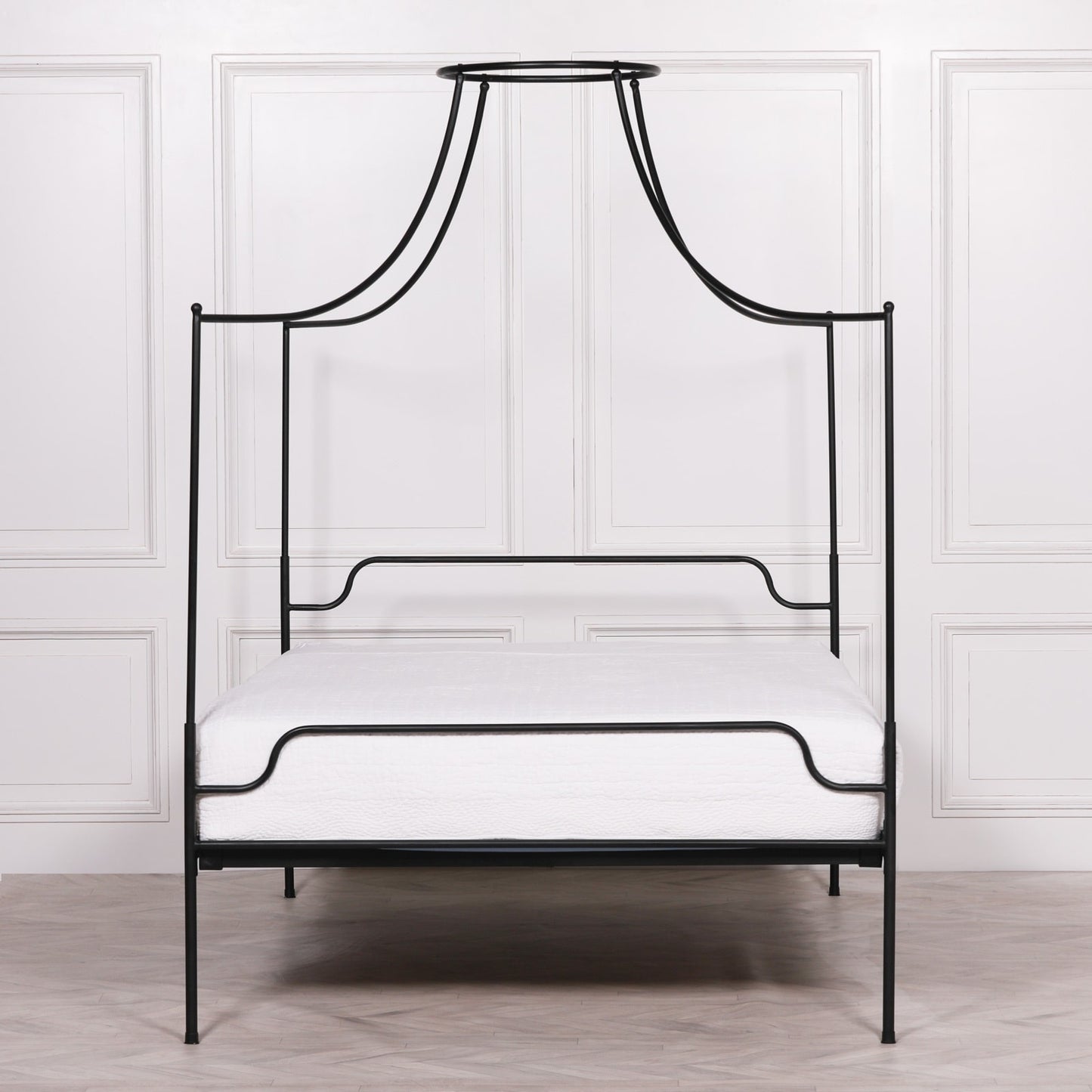 Black Iron 5FT King Size Poster Bed