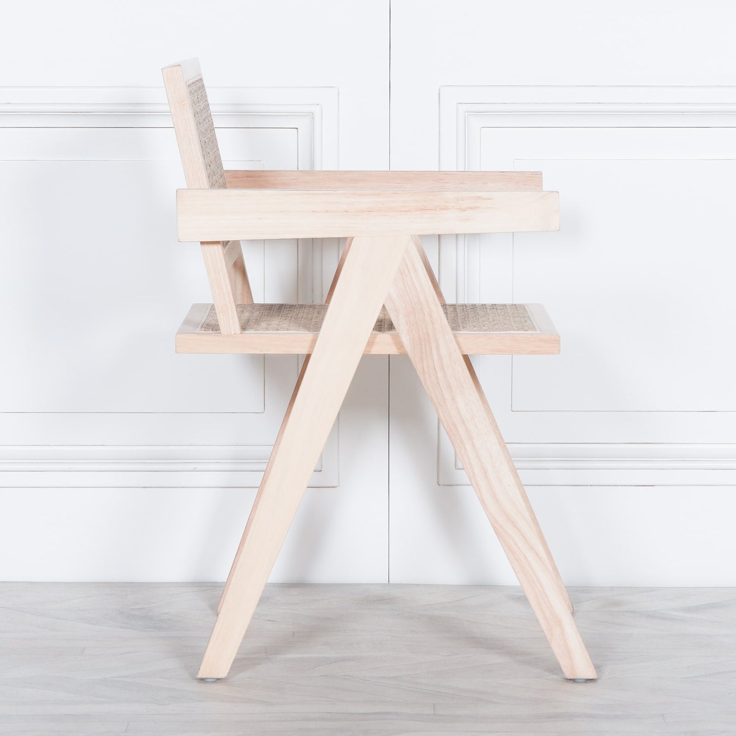 Caned Rubberwood Dining Chair