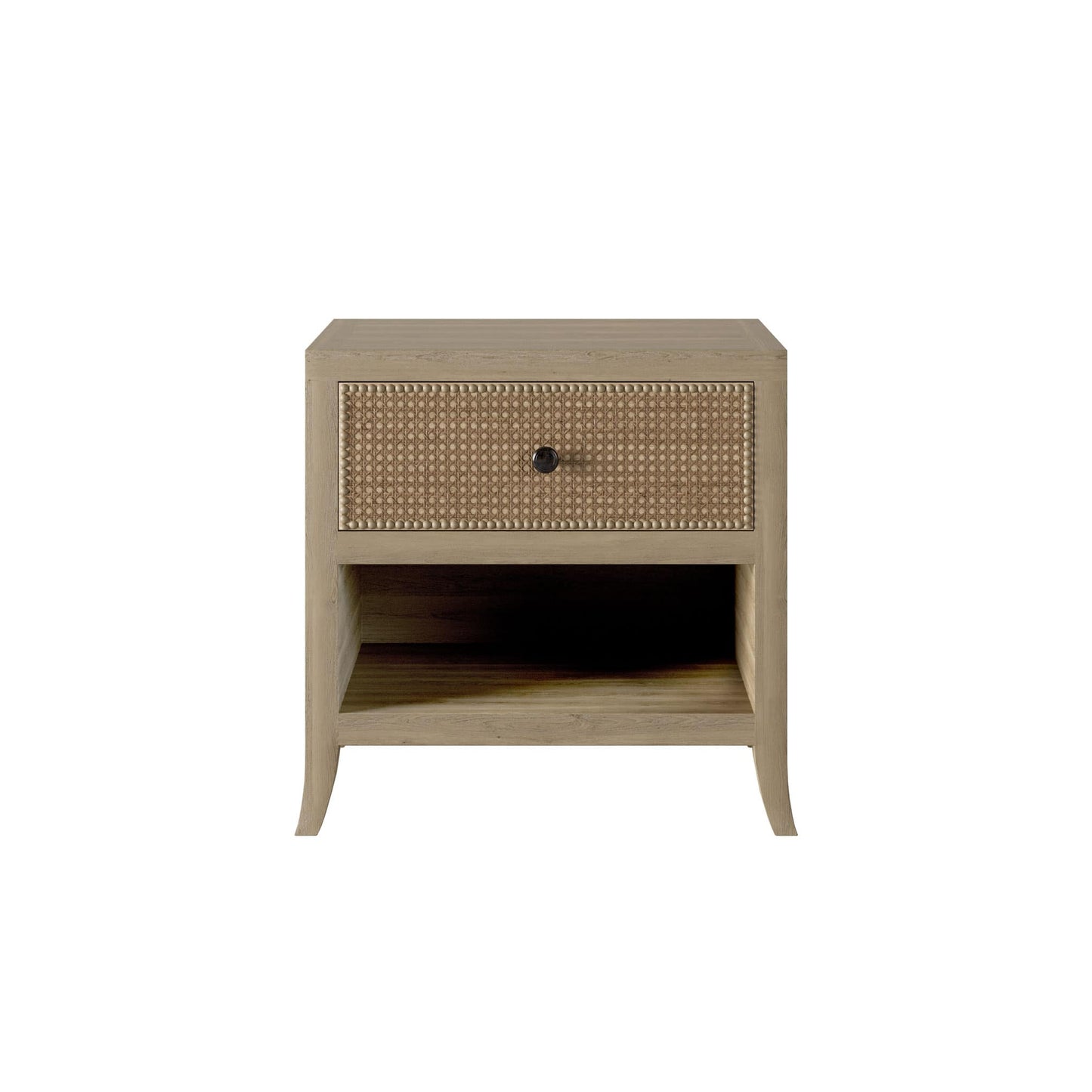 Rattan Witley One Drawer Bedside Table